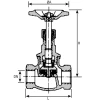 Bronzen klepafsluiter met PTFE klepring&nbsp;&nbsp;|&nbsp;&nbsp;KP-535